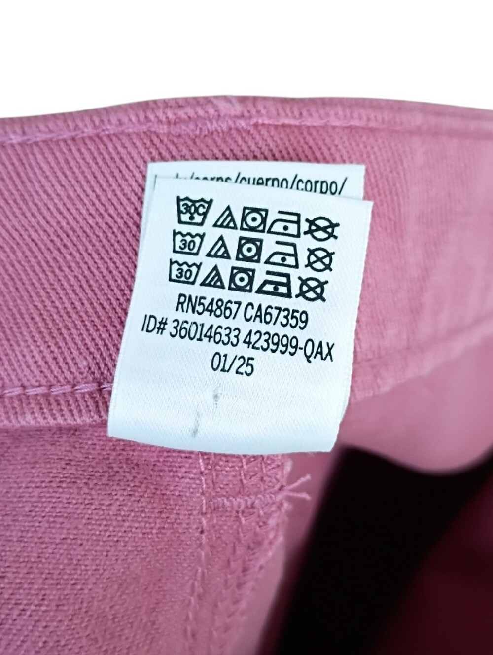 PINK Victoria's Secret Dusty Rose Cargo Pants sz L - Picture 13 of 15